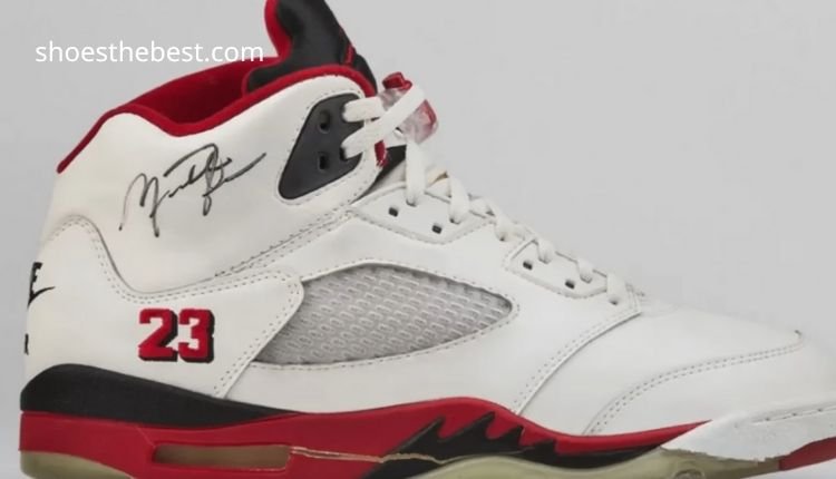 the Air Jordan 5 Fire Red 2025